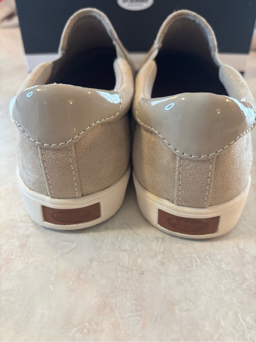 Dr. Scholl's Women’s Slip-On Knit Loafers in Light Beige - Picture 5 of 7